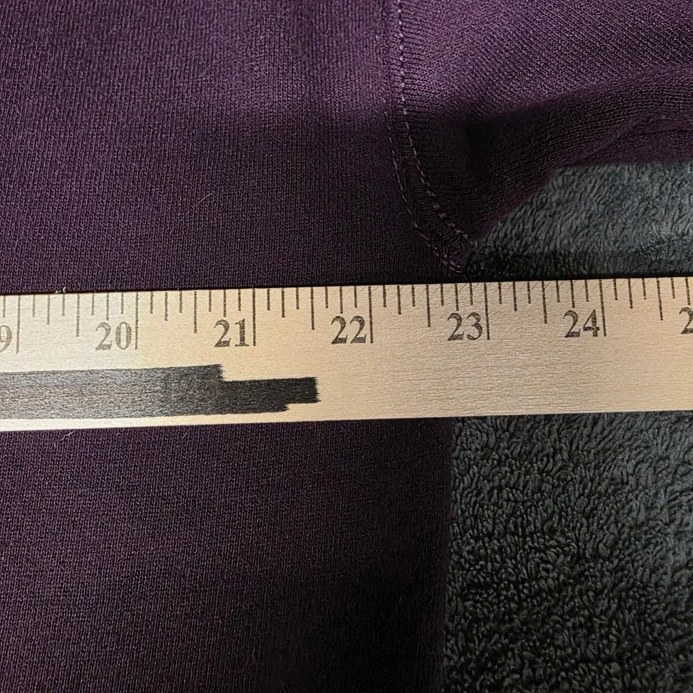 Rare Vintage McDonalds 90s Sweatshirt Size XL Ringer Purple Jerzees Super Sweats
